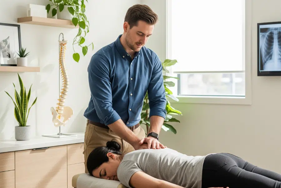 Chiropractic adjustment for herniated disc pain relief Yorktown VA
