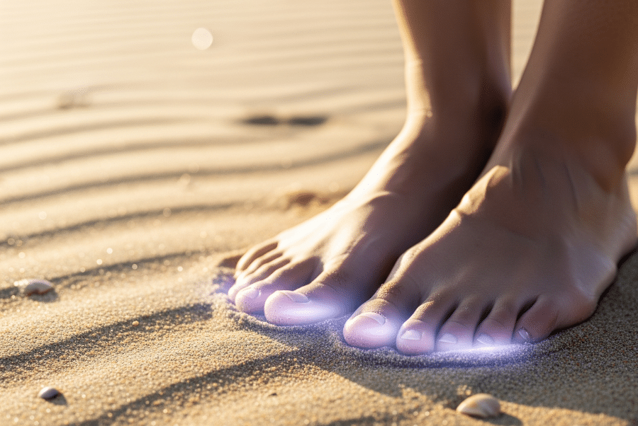 Numb feet caused by herniated disc nerve compression
