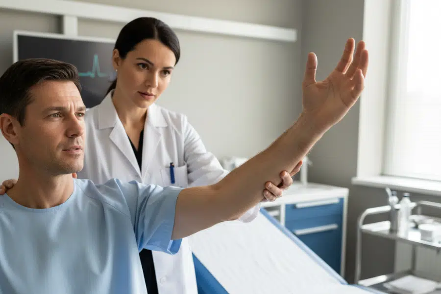 Nerve irritation causing pain and tingling after neck injury in Yorktown