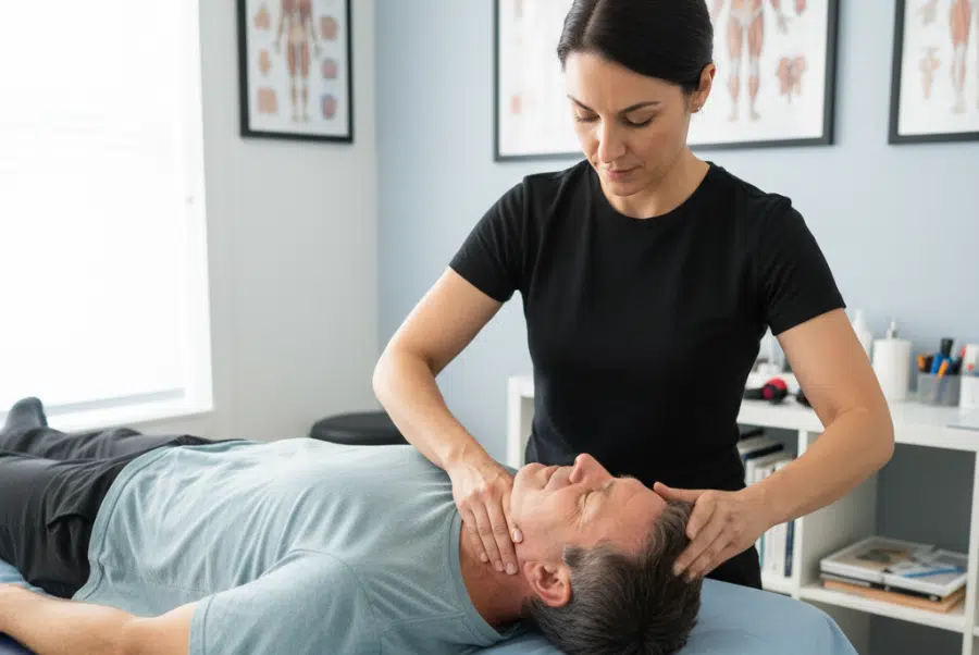 Soft tissue therapy for neck pain after accident Yorktown VA