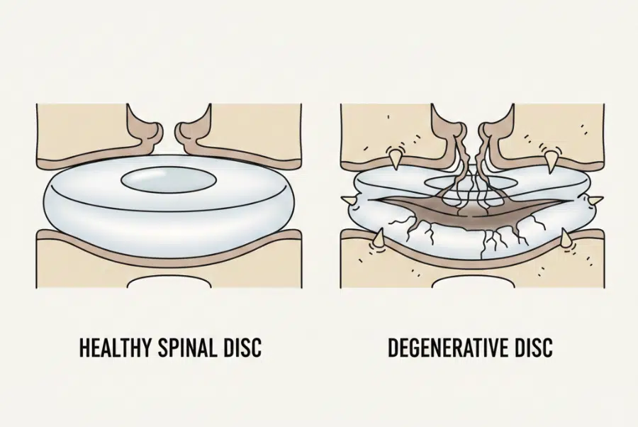 Degenerative disc disease managed by a chiropractor for back conditions in Yorktown VA