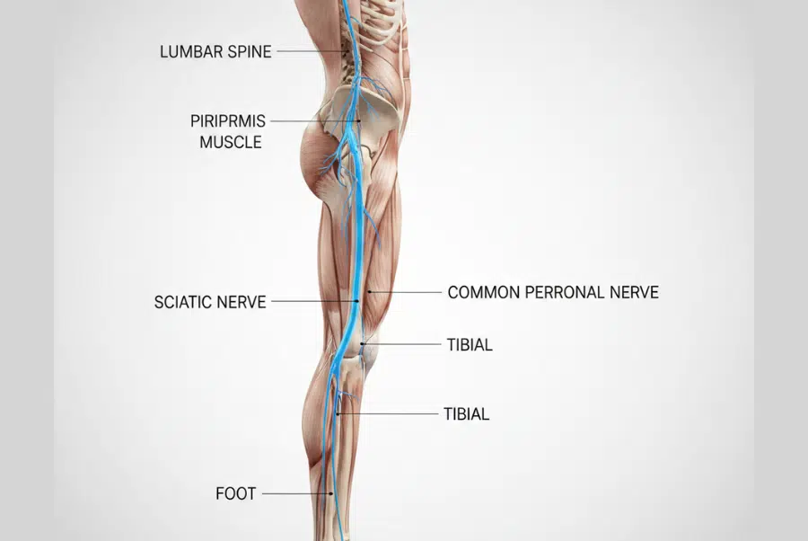 Sciatica and nerve compression evaluated by a chiropractor for back conditions in Yorktown VA