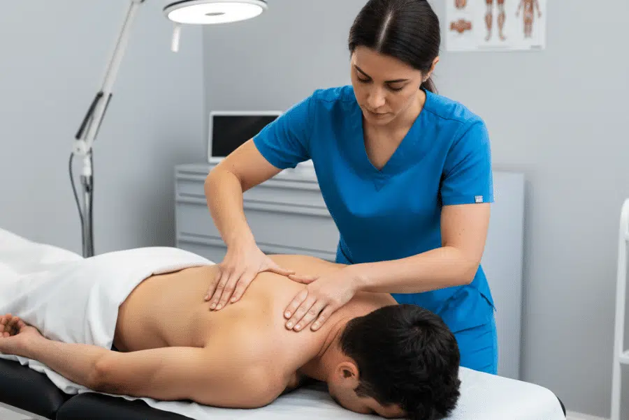 Soft tissue therapy for drug-free pain relief in chiropractic care
