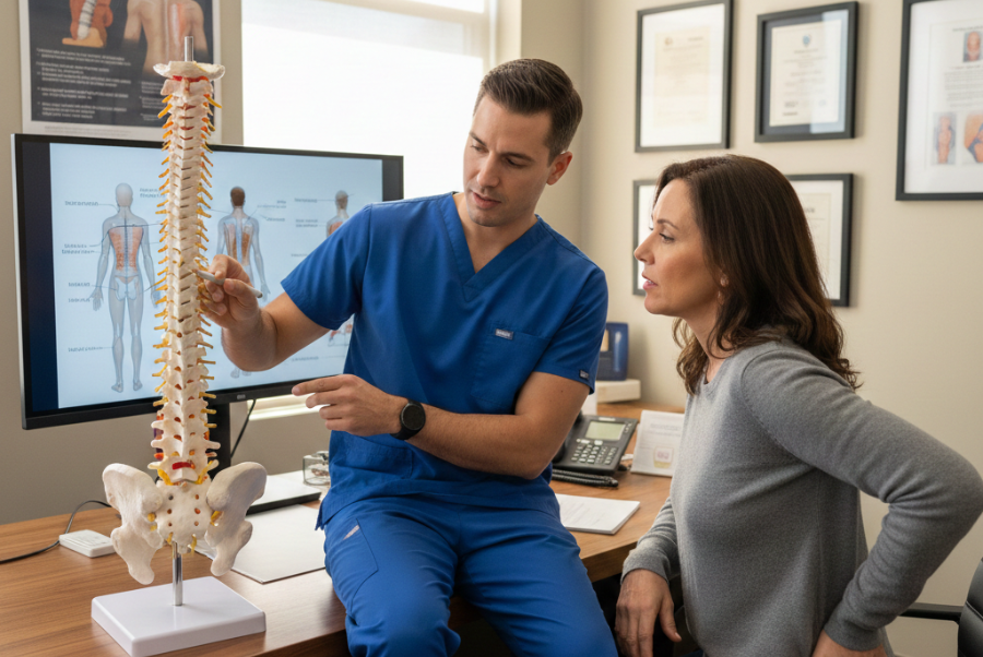 Spine-related conditions treated by chiropractors in Yorktown VA
