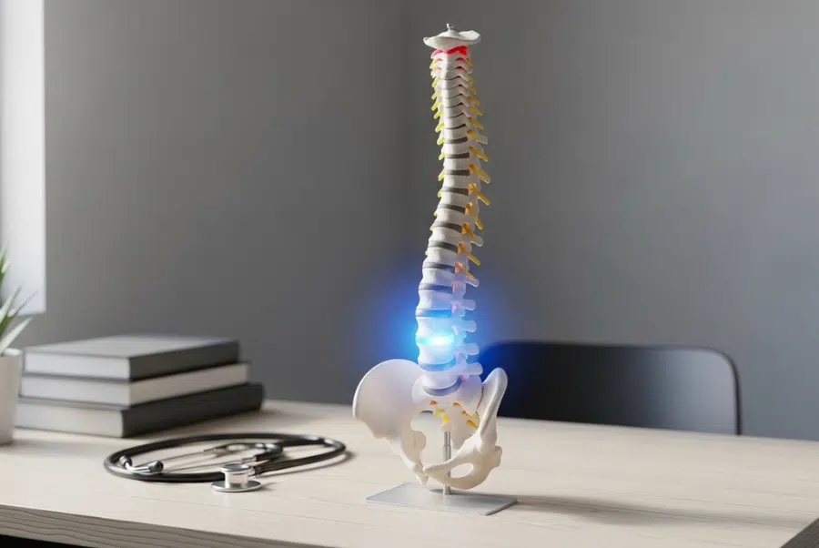 Disc-related nerve irritation contributing to sciatica pain
