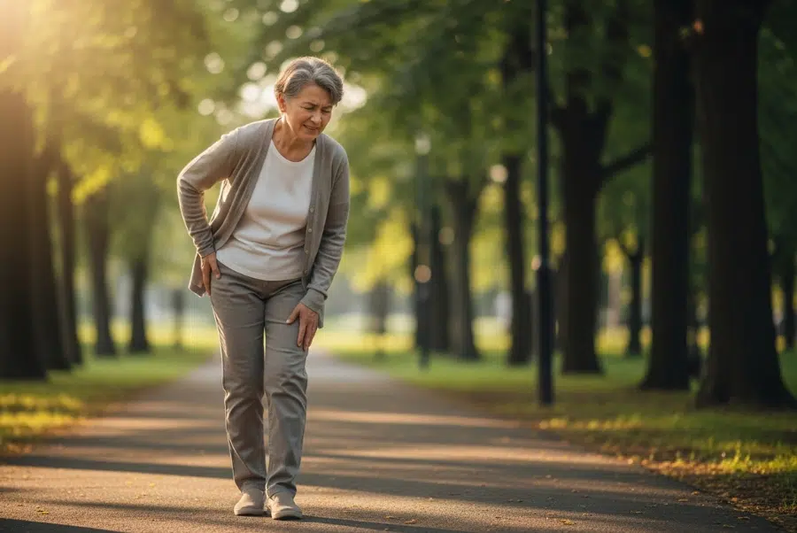 hip pain affecting walking mobility in older adults